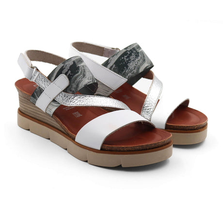 Dorking Agnes D8786 Wedge Sandal (Women) - Blanco Sandals - Heel/Wedge - The Heel Shoe Fitters