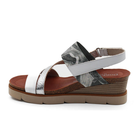 Dorking Agnes D8786 Wedge Sandal (Women) - Blanco Sandals - Heel/Wedge - The Heel Shoe Fitters