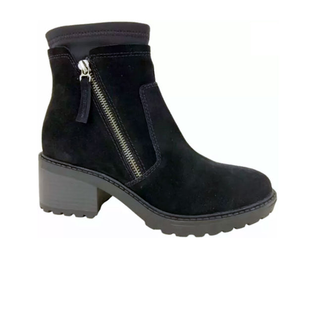 Salvia Demi Ankle Boot (Women) - Black Vizalo Suede Boots - Fashion - Ankle Boot - The Heel Shoe Fitters