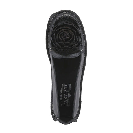 L'Artiste Dezi Flat (Women) - Black Dress-Casual - Flats - The Heel Shoe Fitters