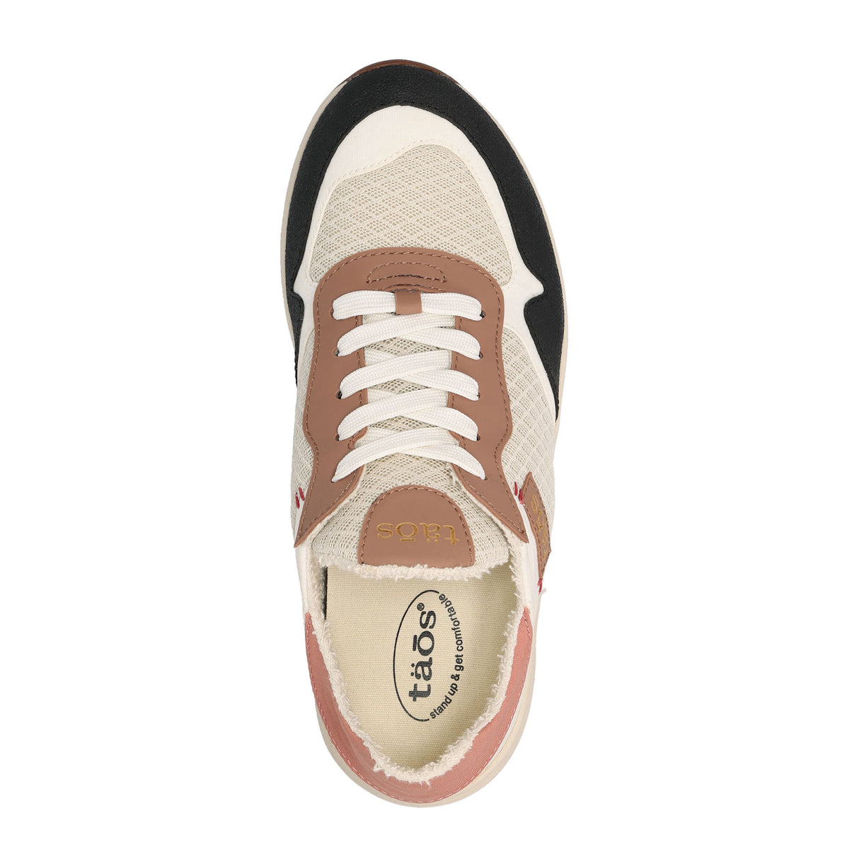 Taos Direction Sneaker (Women) - Beige/Rosette Multi Dress-Casual - Sneakers - The Heel Shoe Fitters