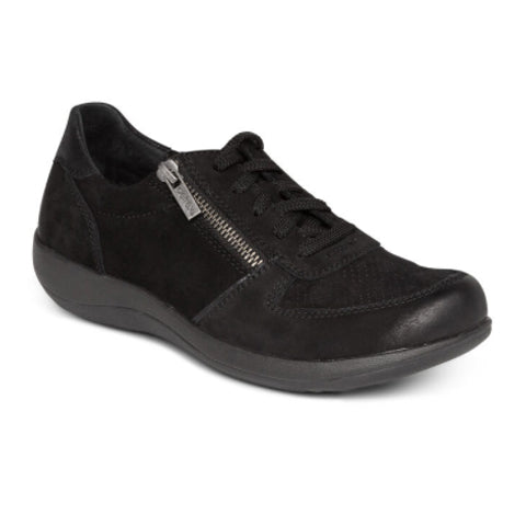 Aetrex Roxy Sneaker (Women) - Black Dress-Casual - Sneakers - The Heel Shoe Fitters