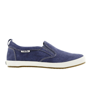 Taos Dandy Slip On Sneaker (Women) - Blue Washed Canvas Dress-Casual - Slip Ons - The Heel Shoe Fitters