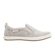 Taos Dandy Slip On Sneaker (Women) - Grey Washed Canvas Dress-Casual - Slip Ons - The Heel Shoe Fitters