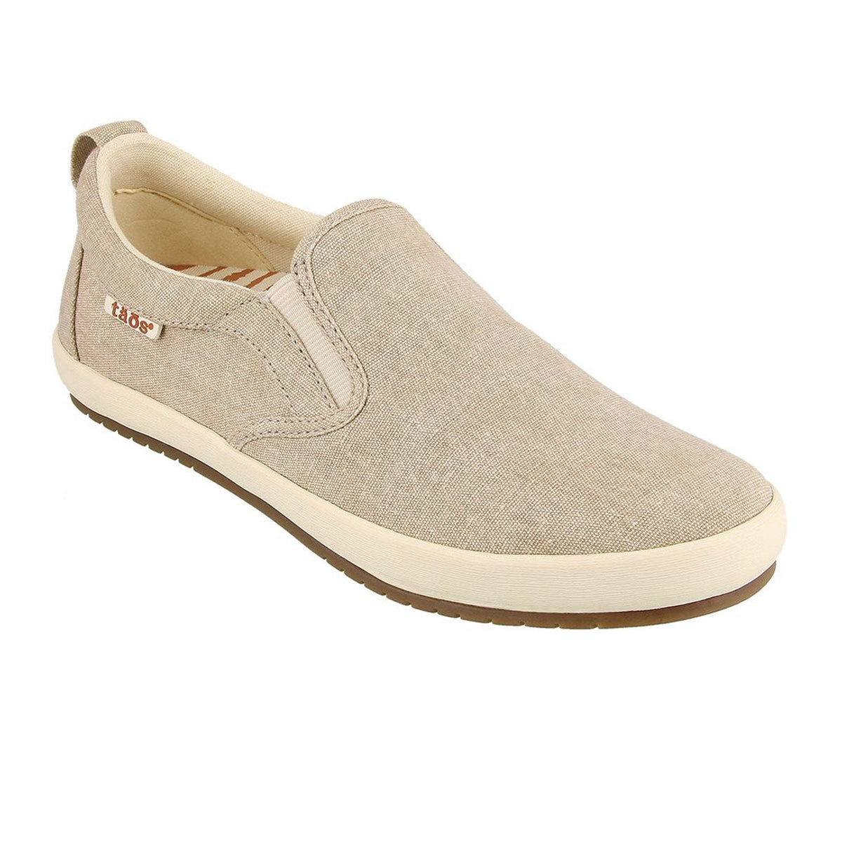 Taos Dandy Slip On Sneaker (Women) - Oat Washed Canvas – The Heel Shoe ...