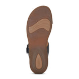 Aetrex Selena Sandal (Women) - Black Sandals - Thong - The Heel Shoe Fitters