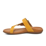 Aetrex Selena Sandal (Women) - Sunflower Sandals - Thong - The Heel Shoe Fitters