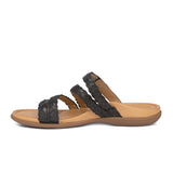 Aetrex Brielle Sandal (Women) - Black Sandal - Slide - The Heel Shoe Fitters
