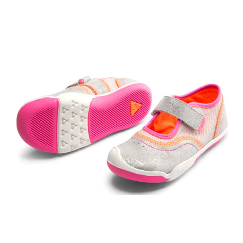 Plae Emme (Children) - Silver/Pink Dress-Casual - Sneakers - The Heel Shoe Fitters