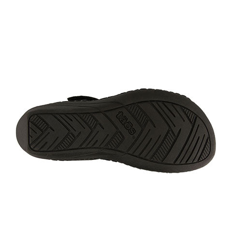 Taos Escape (Women) - Black Sandals - Backstrap - The Heel Shoe Fitters