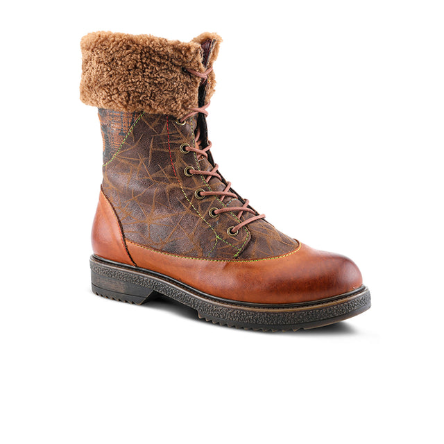 L'Artiste Explore Mid Boot (Women) - Camel Multi Boots - Fashion - Mid Boot - The Heel Shoe Fitters