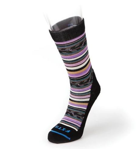 Fits F1057 Light Hiker Crew Sock (Unisex) - Black Accessories - Socks - Performance - The Heel Shoe Fitters