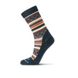 FITS F1057 Multi-Pattern Light Cushion Hiker Crew Sock (Unisex) - Navy Accessories - Socks - Performance - The Heel Shoe Fitters