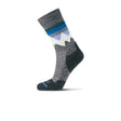 FITS F1058 Mountain Top Light Cushion Hiker Crew Sock (Unisex) - Coal Accessories - Socks - Performance - The Heel Shoe Fitters