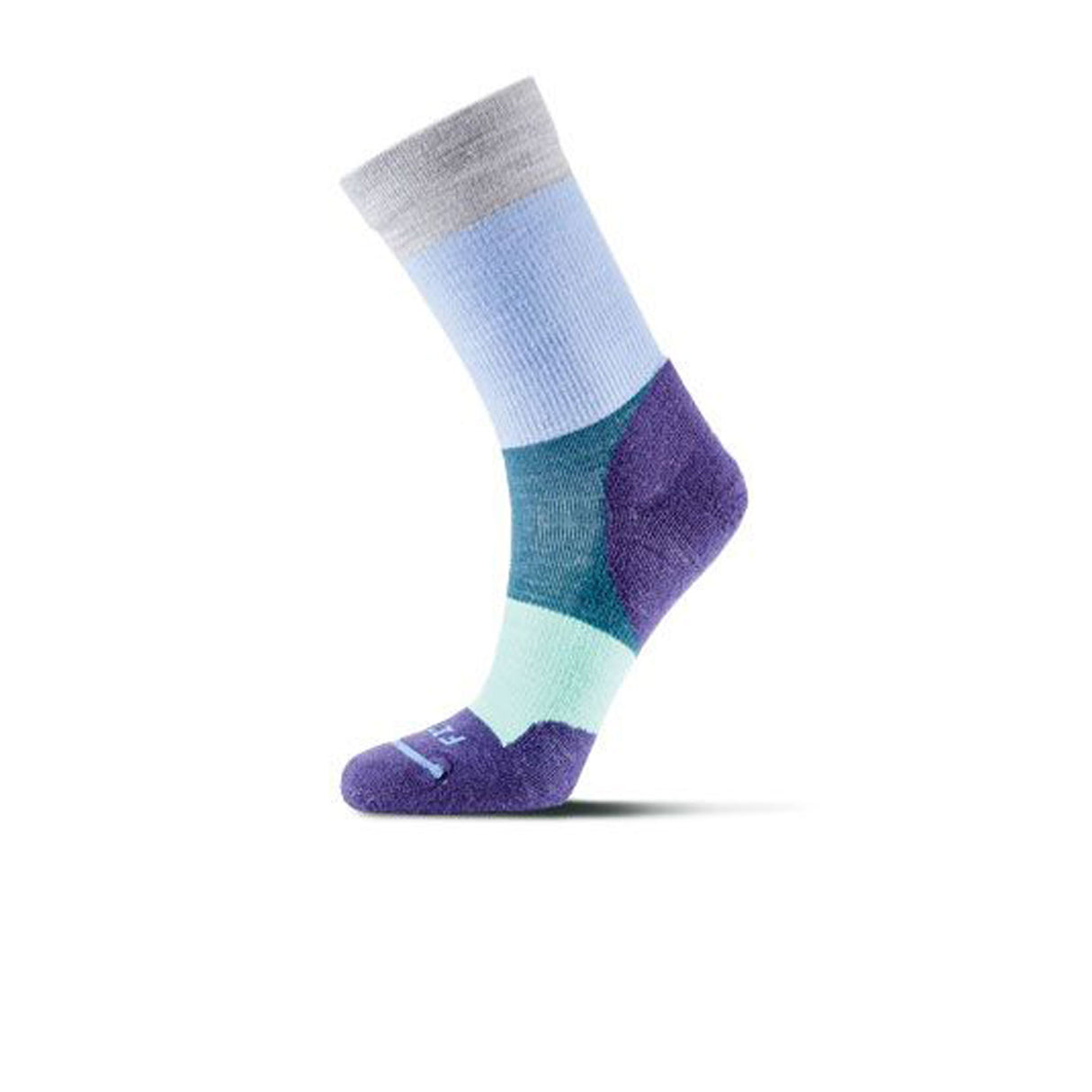 FITS F1063 Light Hiker Crew Sock (Unisex) - Light Grey Accessories - Socks - Performance - The Heel Shoe Fitters