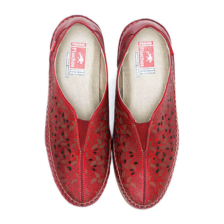 Fluchos Elsa F1182 Slip On (Women) - Red Dress-Casual - Slip Ons - The Heel Shoe Fitters