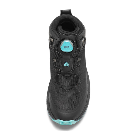 Icebug Stavre BUGrip GTX Winter Hiking Boot (Women) - Black/Jade Mist with Studs Hiking - Mid - The Heel Shoe Fitters