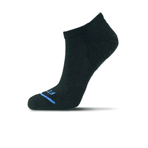 Fits F3001 Light Runner Low Sock (Unisex) - Black Socks - Perf - Micro - The Heel Shoe Fitters