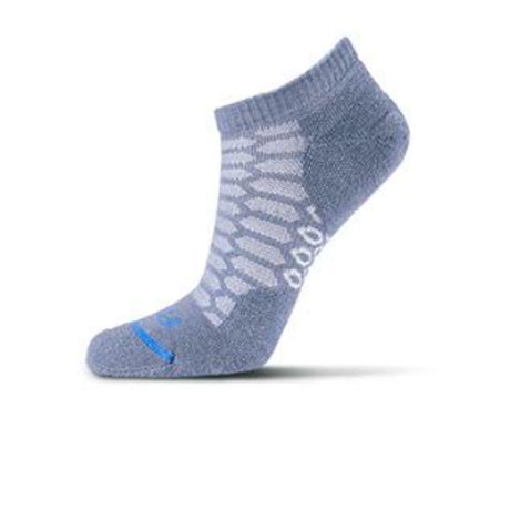 Fits F3021 Light Runner Low Sock (Unisex) - Steel Blue Accessories - Socks - Performance - The Heel Shoe Fitters