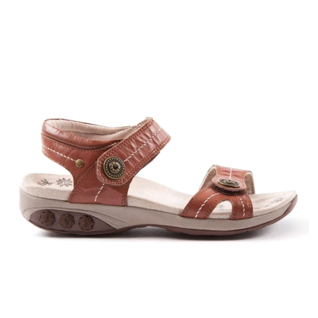 Therafit Grace (Women) - Brown Sandals - Backstrap - The Heel Shoe Fitters