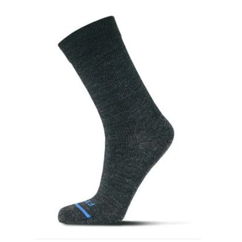 Fits F5001 Business Crew Sock (Unisex) - Charcoal Accessories - Socks - Lifestyle - The Heel Shoe Fitters