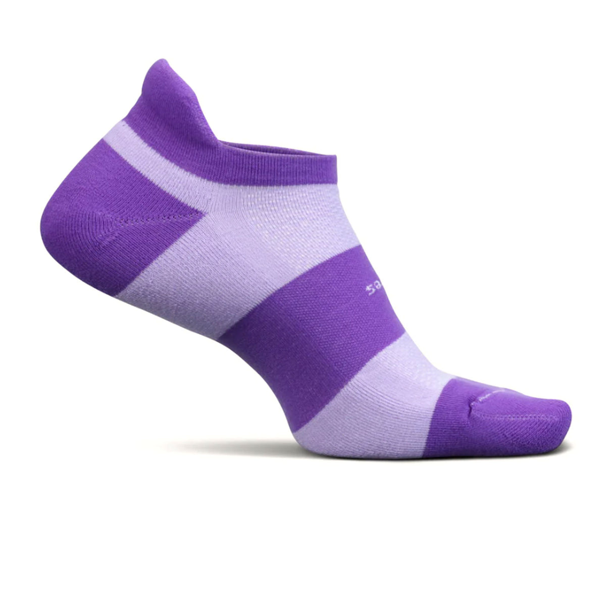 Feetures High Performance Ultra Light No Show Tab (Unisex) - Lace Up Lavender Socks - Life - No Show - The Heel Shoe Fitters