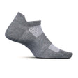 Feetures High Performance Ultra Light No Show Tab Sock (Unisex) - Heather Gray Accessories - Socks - Performance - The Heel Shoe Fitters