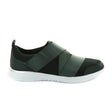 Ziera Farrell Wide Sneaker (Women) - Bottle Green Neoprene Athletic - Athleisure - The Heel Shoe Fitters