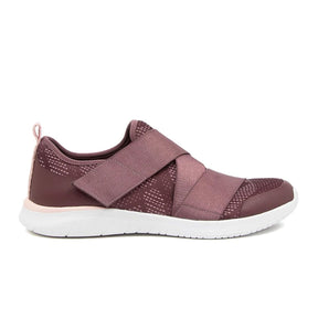Ziera Farrell Wide Sneaker (Women) - Wine Neoprene Athletic - Athleisure - The Heel Shoe Fitters