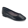 Aetrex Lyla Ballet Flat (Women) - Black Dress-Casual - Flats - The Heel Shoe Fitters