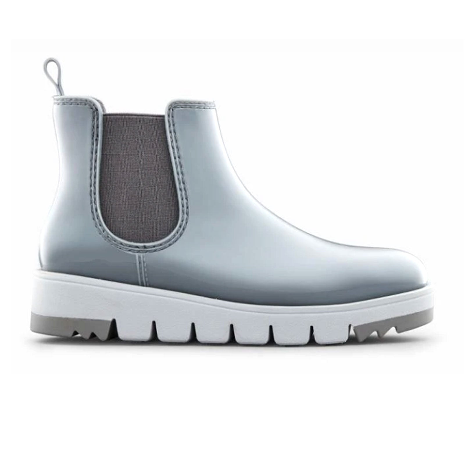 Shiny chelsea rain outlet boots