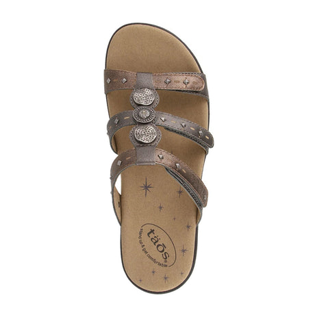 Taos Festive Slide Sandal (Women) - Metallic Multi Sandals - Slide - The Heel Shoe Fitters