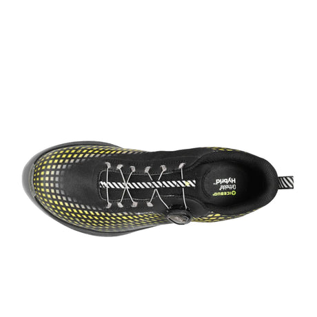 Icebug NewRun BUGrip GTX Running Shoe (Men) - Black/Poison with Studs Athletic - Running - Stability - The Heel Shoe Fitters