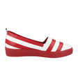 Gerry Weber Lilli Slip On (Women) - Rot-Kombi Dress-Casual - Slip Ons - The Heel Shoe Fitters