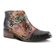 L'Artiste Georgiana-Rose Ankle Boot (Women) - Black Multi Boots - Fashion - Ankle Boot - The Heel Shoe Fitters