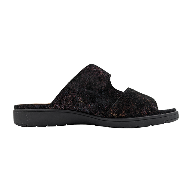 Ganter Hera 0 Slide Sandal (Women) - Black Glitter Sandals - Slide - The Heel Shoe Fitters