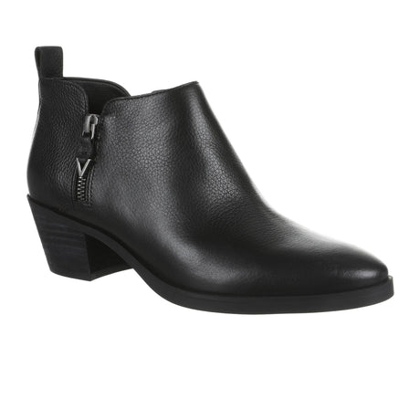 Vionic Cecily Ankle Boot (Women) - Black Waterproof Tumbled Leather Boots - Fashion - Ankle Boot - The Heel Shoe Fitters