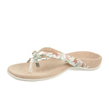 Vionic Bella II Thong Sandal (Women) - Marshmallow Floral Sandals - Thong - The Heel Shoe Fitters