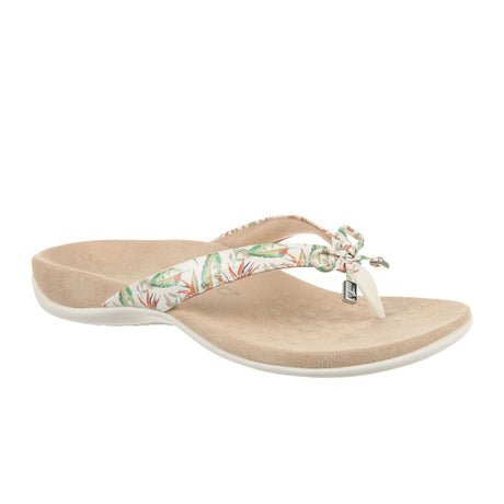 Vionic Bella II Thong Sandal (Women) - Marshmallow Floral Sandals - Thong - The Heel Shoe Fitters