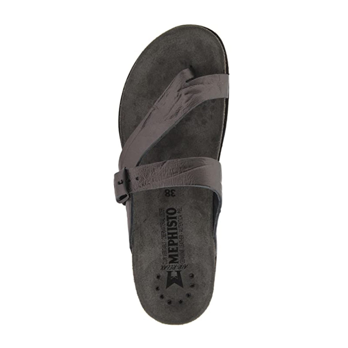 Mephisto Helen (Women) - Grey Etna Sandals - Thong - The Heel Shoe Fitters