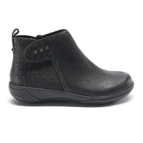 Halsa Althea Ankle Boot (Women) - Black Boots - Casual - Low - The Heel Shoe Fitters