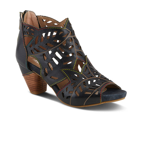 L'Artiste Icon Heeled Sandal (Women) - Black Sandals - Heel/Wedge - The Heel Shoe Fitters