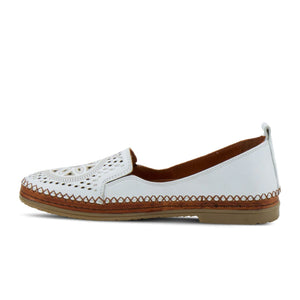 Spring Step Ingrid Slip On Loafer (Women) - White Dress-Casual - Flats - The Heel Shoe Fitters
