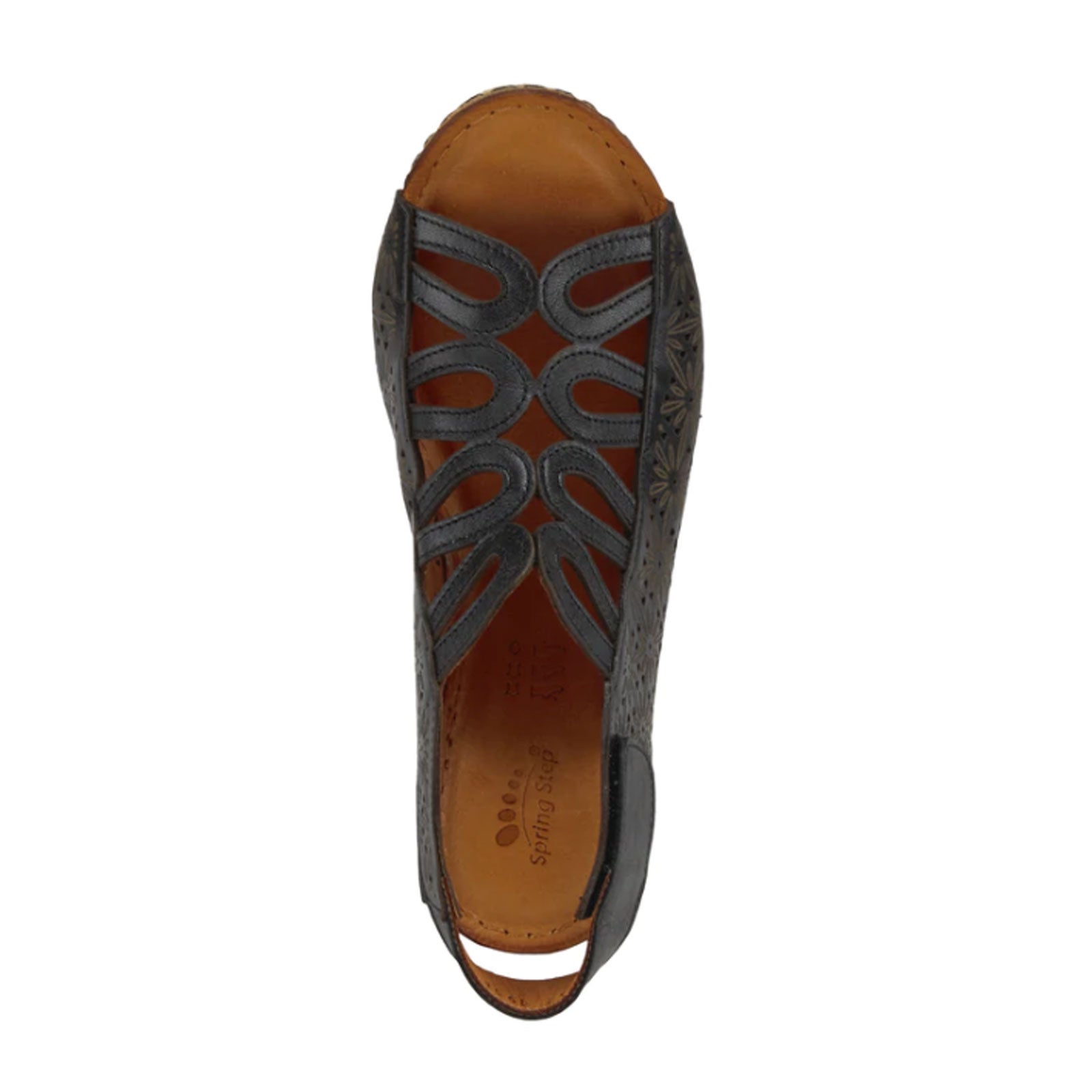 Spring Step Inocencia Wedge Sandal (Women) - Black Sandals - Wedge - The Heel Shoe Fitters