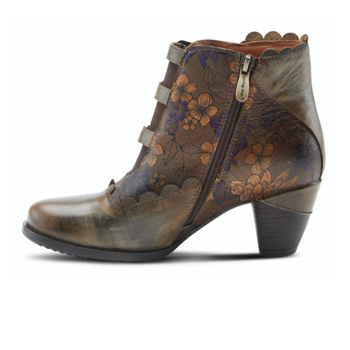 L'Artiste IWantIt Ankle Boot (Women) - Brown Multi Boots - Fashion - Ankle Boot - The Heel Shoe Fitters