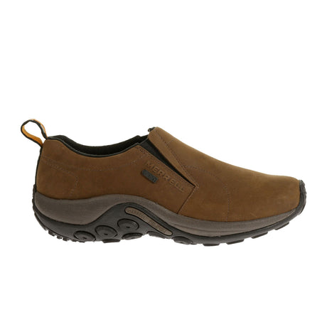 Merrell Jungle Moc Slip On (Men) - Nubuck/Brown Hiking - Low - The Heel Shoe Fitters
