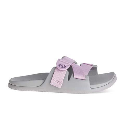 Chaco Chillos Slide Sandal Women Solid Mauve The Heel Shoe