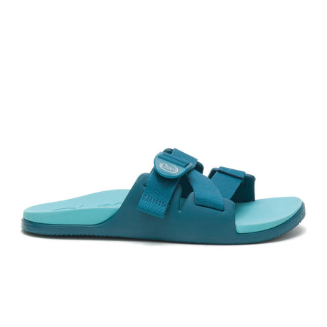 Chaco Chillos Slide Sandal (Women) - Ocean Blue Sandals - Slide - The Heel Shoe Fitters