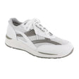 SAS Journey Mesh Walking Shoe (Men) - White/Gray Athletic - Walking - The Heel Shoe Fitters