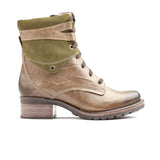 Dromedaris Kara Suede Ankle Boot (Women) - Olive Boots - Fashion - Mid Boot - The Heel Shoe Fitters
